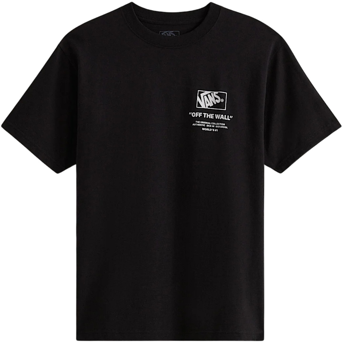 2026 Vans Mens Stockpile T-Shirt VN000PEWY28 - Black / White